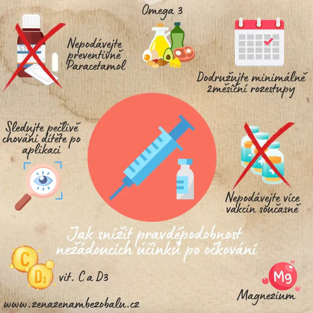 Jak snížit pravděpodobnost nežádoucích účinků po očkování?