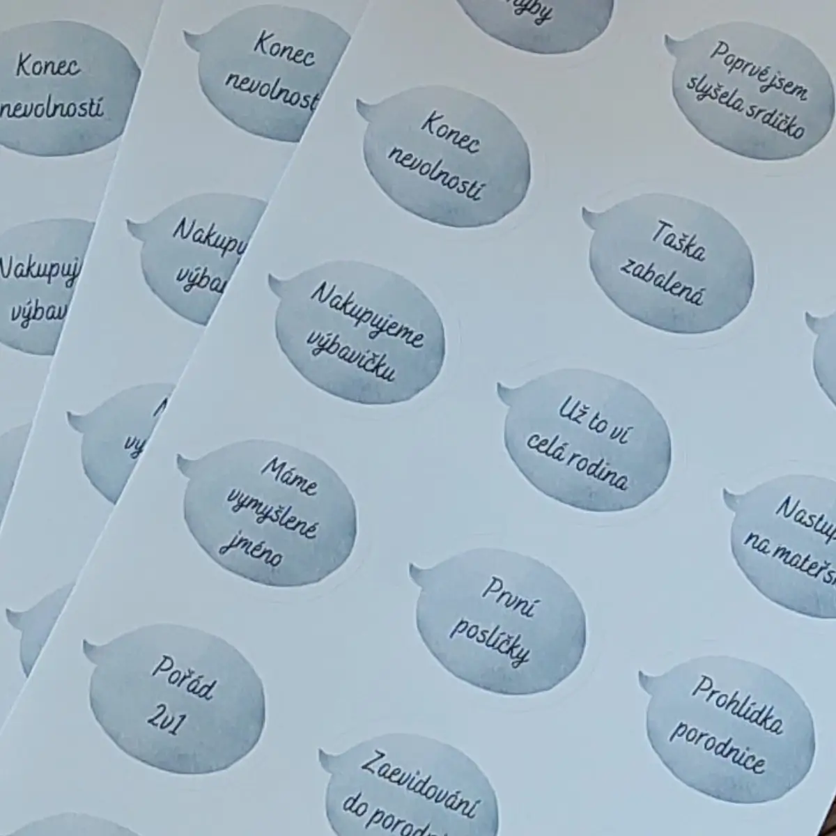 Samolepky k diáři – 3