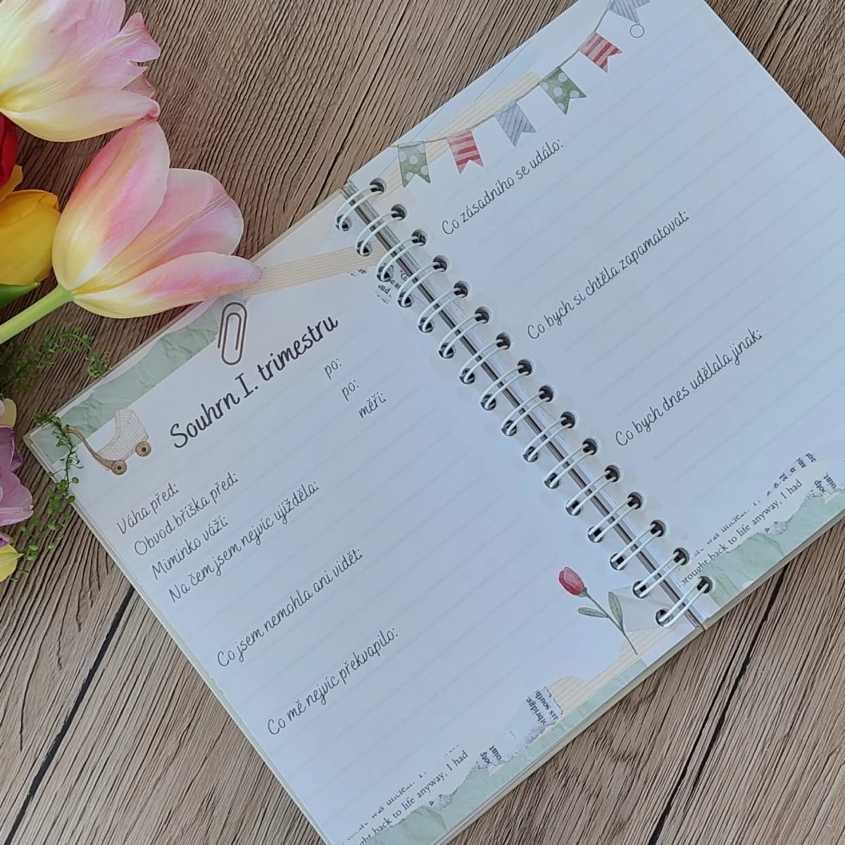 Těhotenský diář (kroužková vazba) – 3