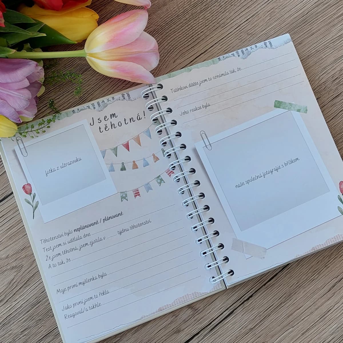 Těhotenský diář (kroužková vazba) – 4