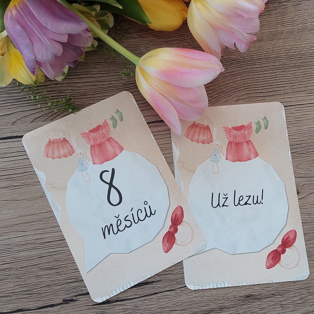 Milníkové kartičky pro miminko – 4