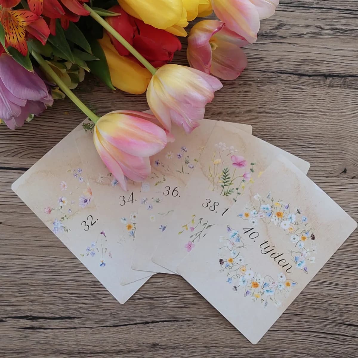 Produkt Těhotenské milníkové kartičky