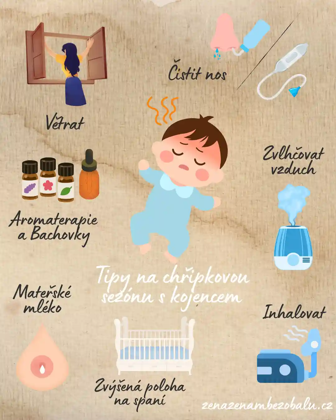 Tipy na chřipkovou sezónu s kojencem