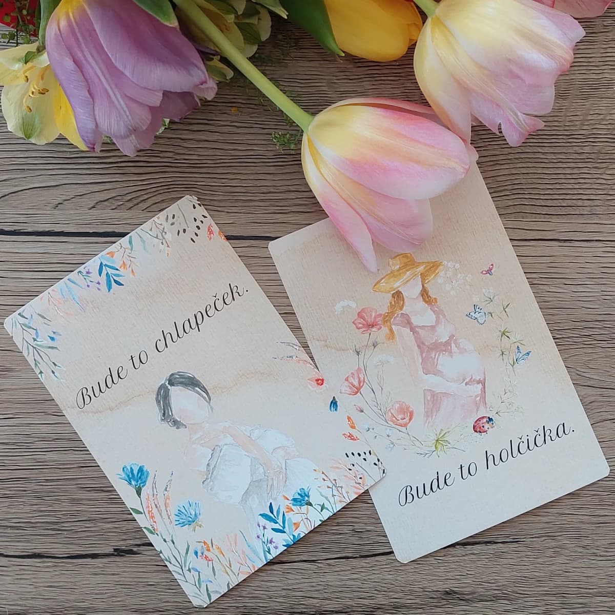 Těhotenské milníkové kartičky – 1