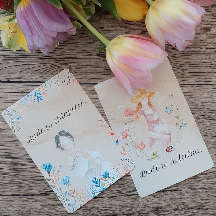 Těhotenské milníkové kartičky